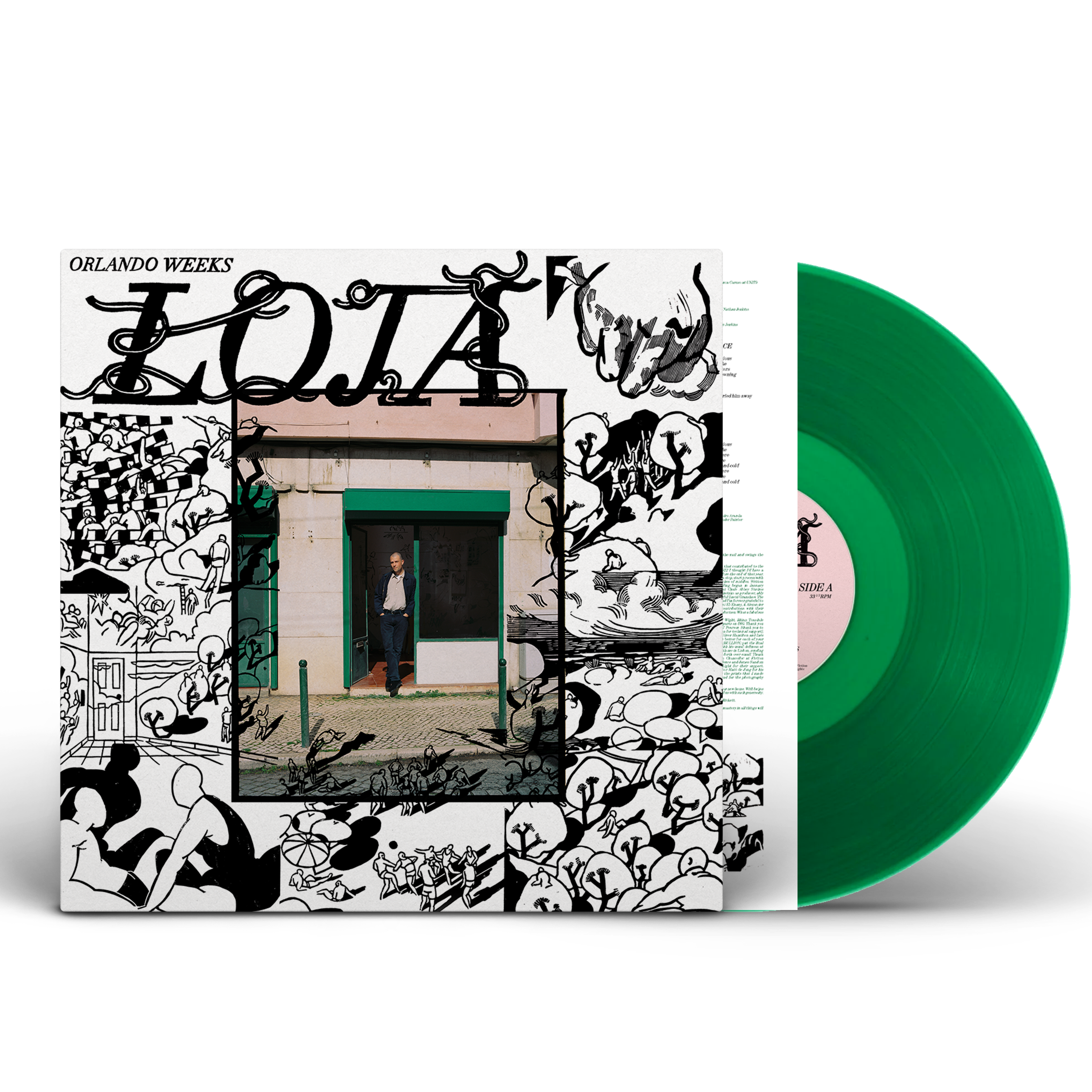 Orlando Weeks - LOJA: Signed Transparent Green LP