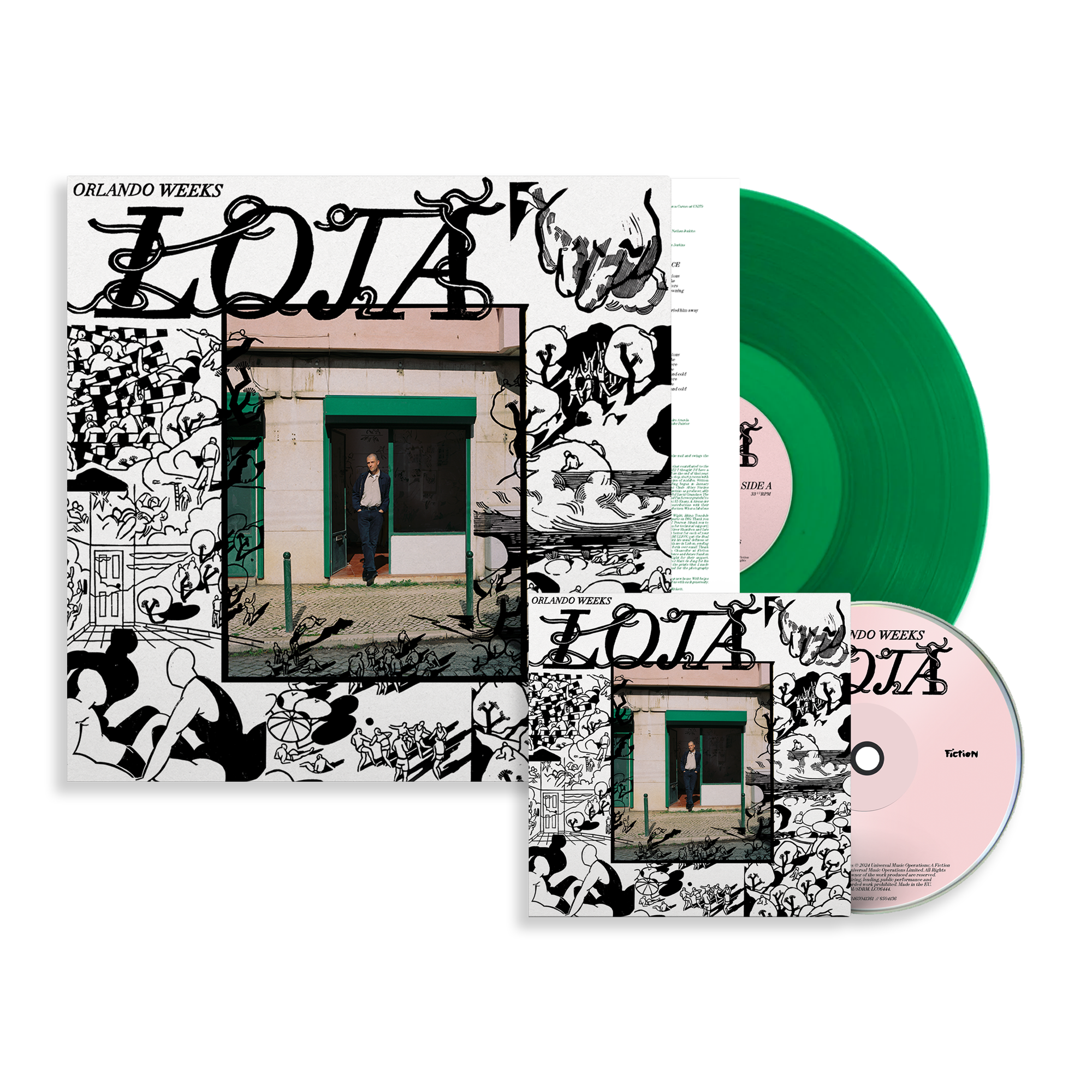 LOJA: Signed Transparent Green LP & CD Bundle